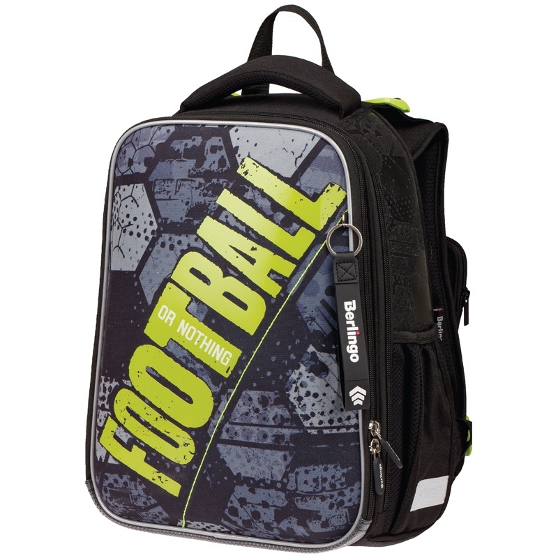 

Berlingo Expert Football or nothing 37х28х16 см, анатомическая спинка, Черный, Expert Football or nothing 37х28х16 см, 2 отделения, 2 кармана, анатомическая спинка