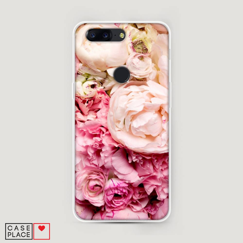 

Чехол Awog на OnePlus 5T / ВанПлас 5T "Пионы яркие", Розовый, 150350-8