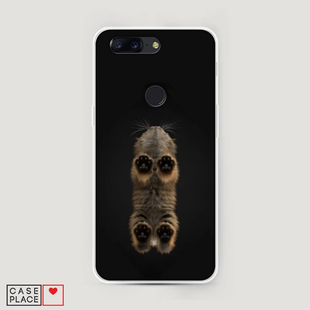 

Чехол Awog на OnePlus 5T / ВанПлас 5T "Кошачьи лапки", Черный, 150350-1