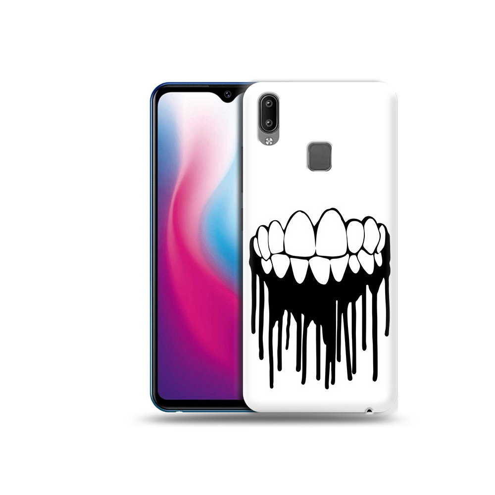 

Чехол MyPads Tocco для Vivo Y93 Lite зубы, Прозрачный, Tocco
