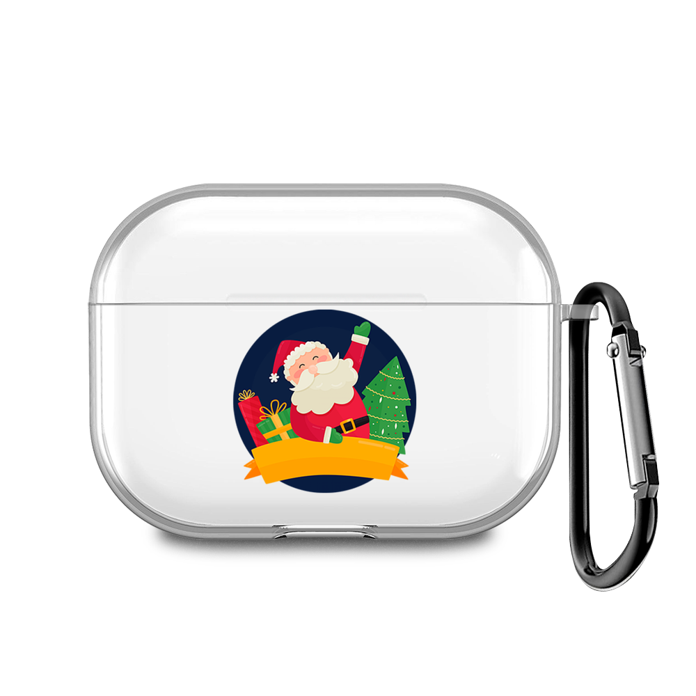 

Чехол для наушников AirPods Pro 2 "Дед Мороз несет подарки", AIPC-440-9E-1