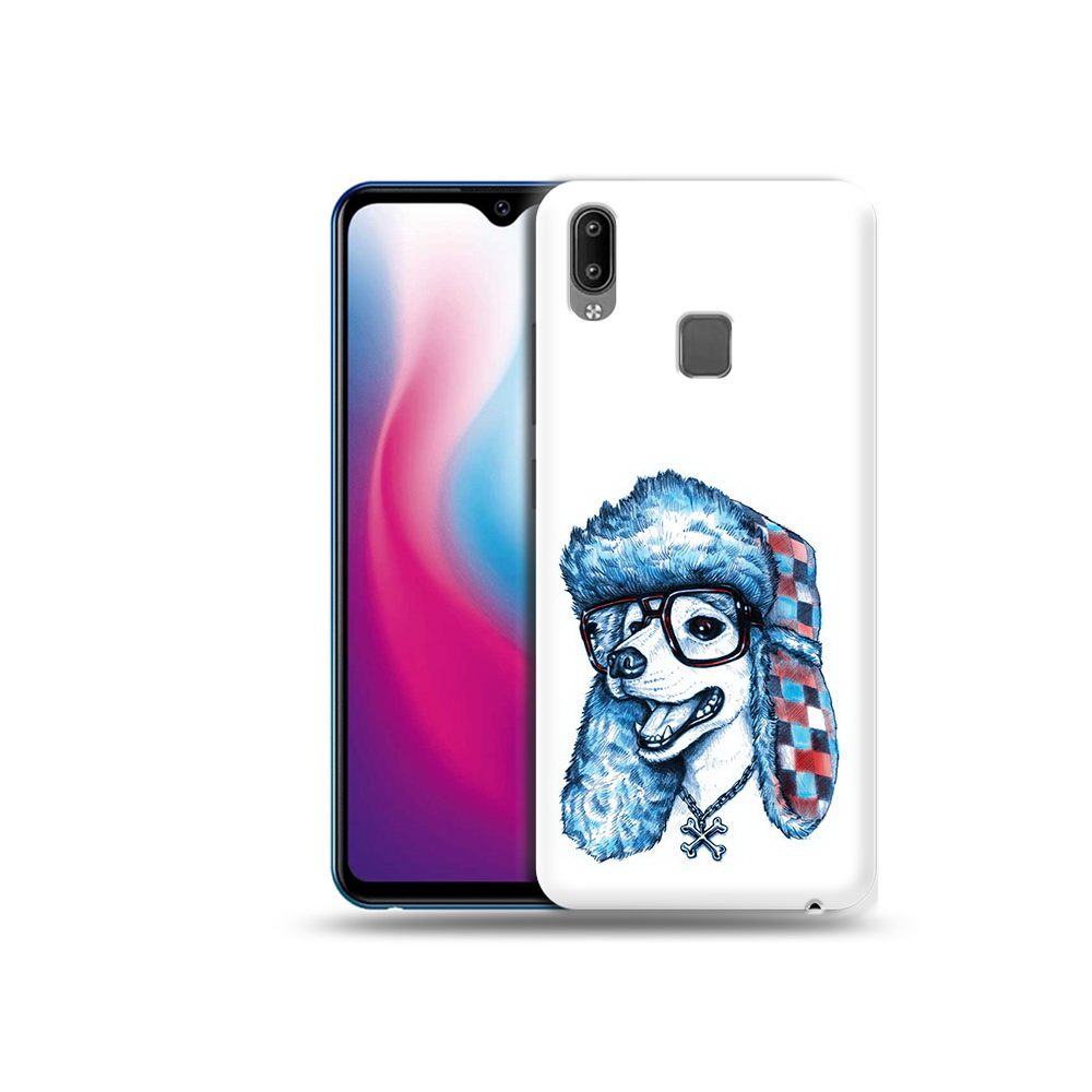 

Чехол MyPads Tocco для Vivo Y93 Lite зимний пес, Прозрачный, Tocco