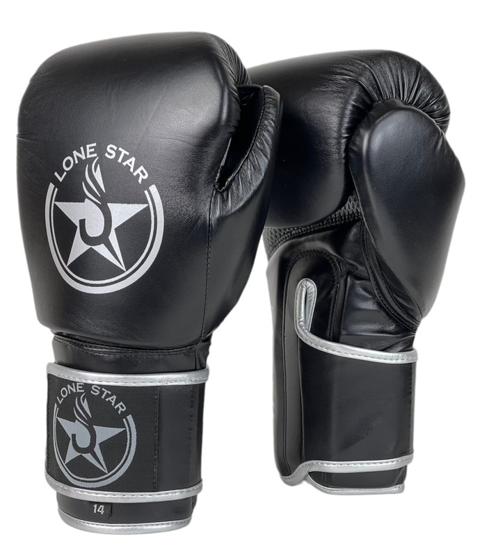 

Боксерские перчатки LONE STAR ROOKIE чёрный 12oz, Черный, ROOKIE