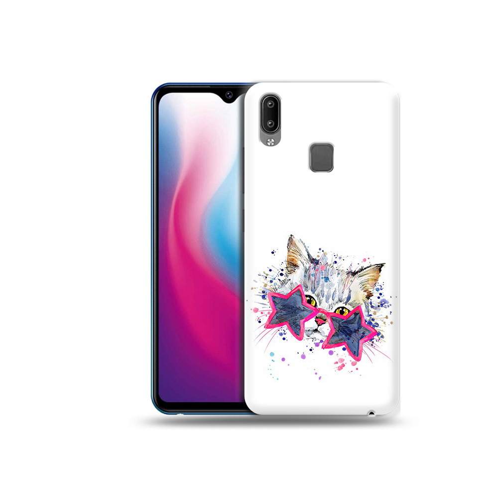 

Чехол MyPads Tocco для Vivo Y93 Lite звездные очки, Прозрачный, Tocco