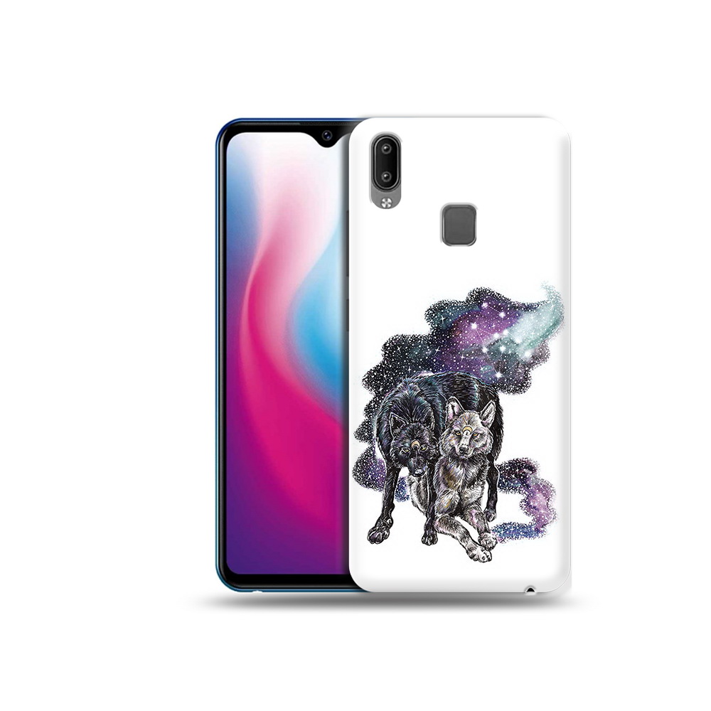 

Чехол MyPads Tocco для Vivo Y93 Lite звездные волки, Прозрачный, Tocco