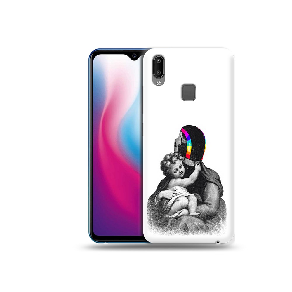 

Чехол MyPads Tocco для Vivo Y93 Lite защитник в шлеме, Прозрачный, Tocco