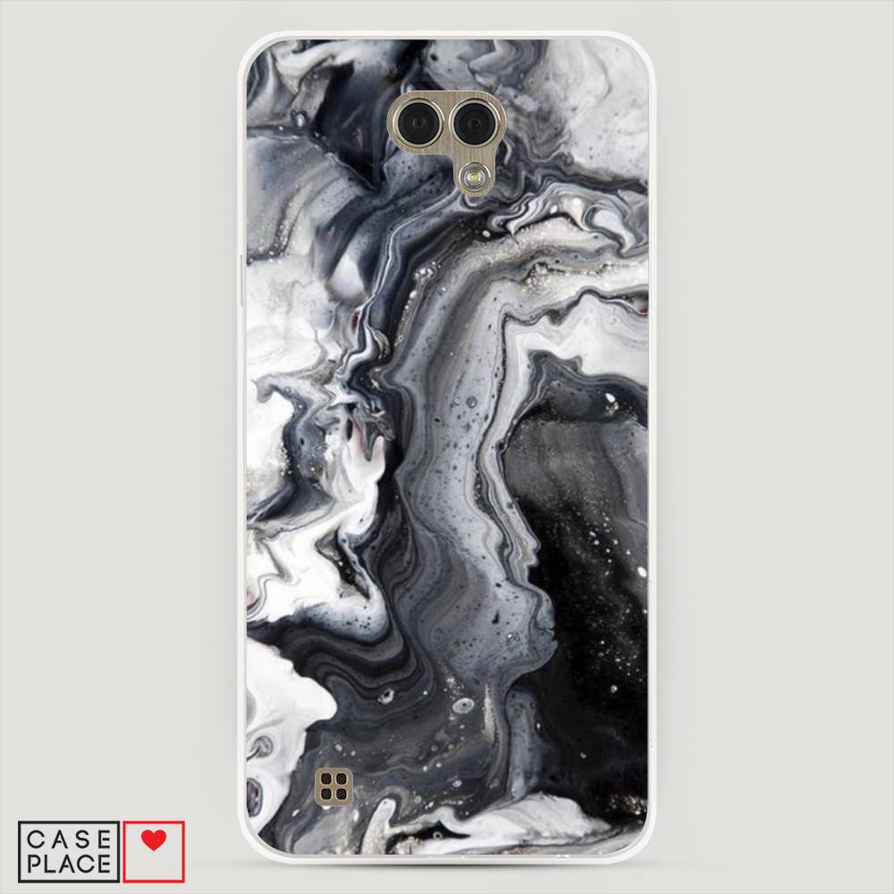 

Чехол Awog "Бело-черные сложные полосы" для LG X Cam