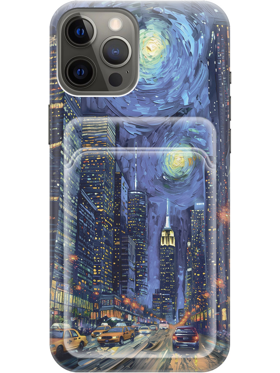 

Силиконовый чехол на Apple iPhone 12 Pro Max с принтом 782684, Прозрачный;синий;черный, 723374210