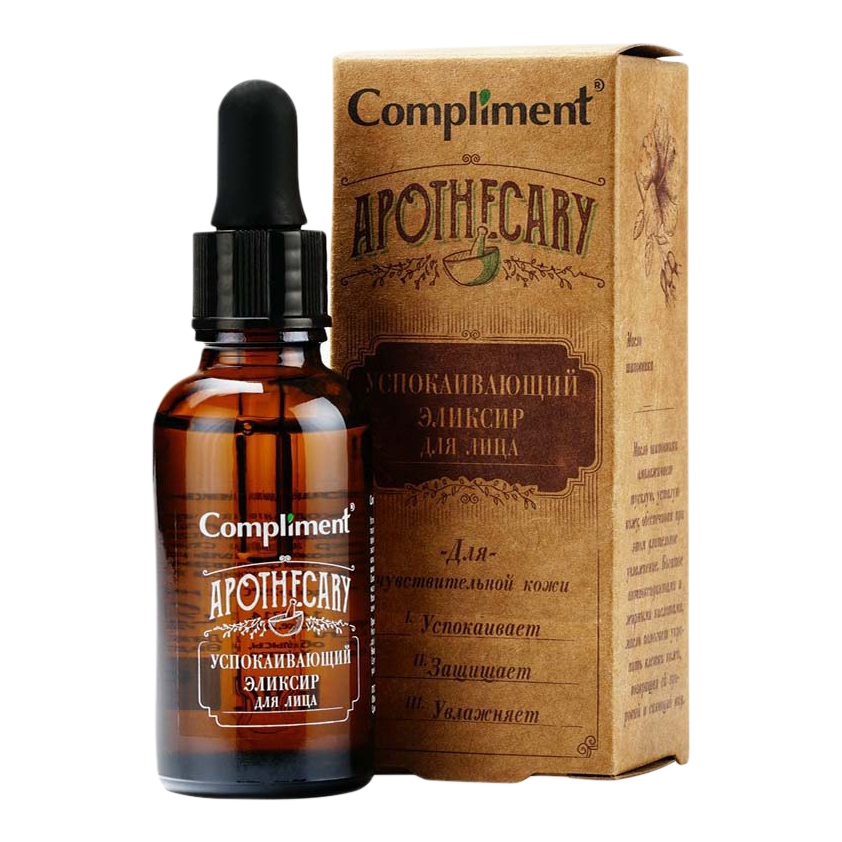 

Эликсир для лица Compliment Apothecary успокаивающий 27 мл