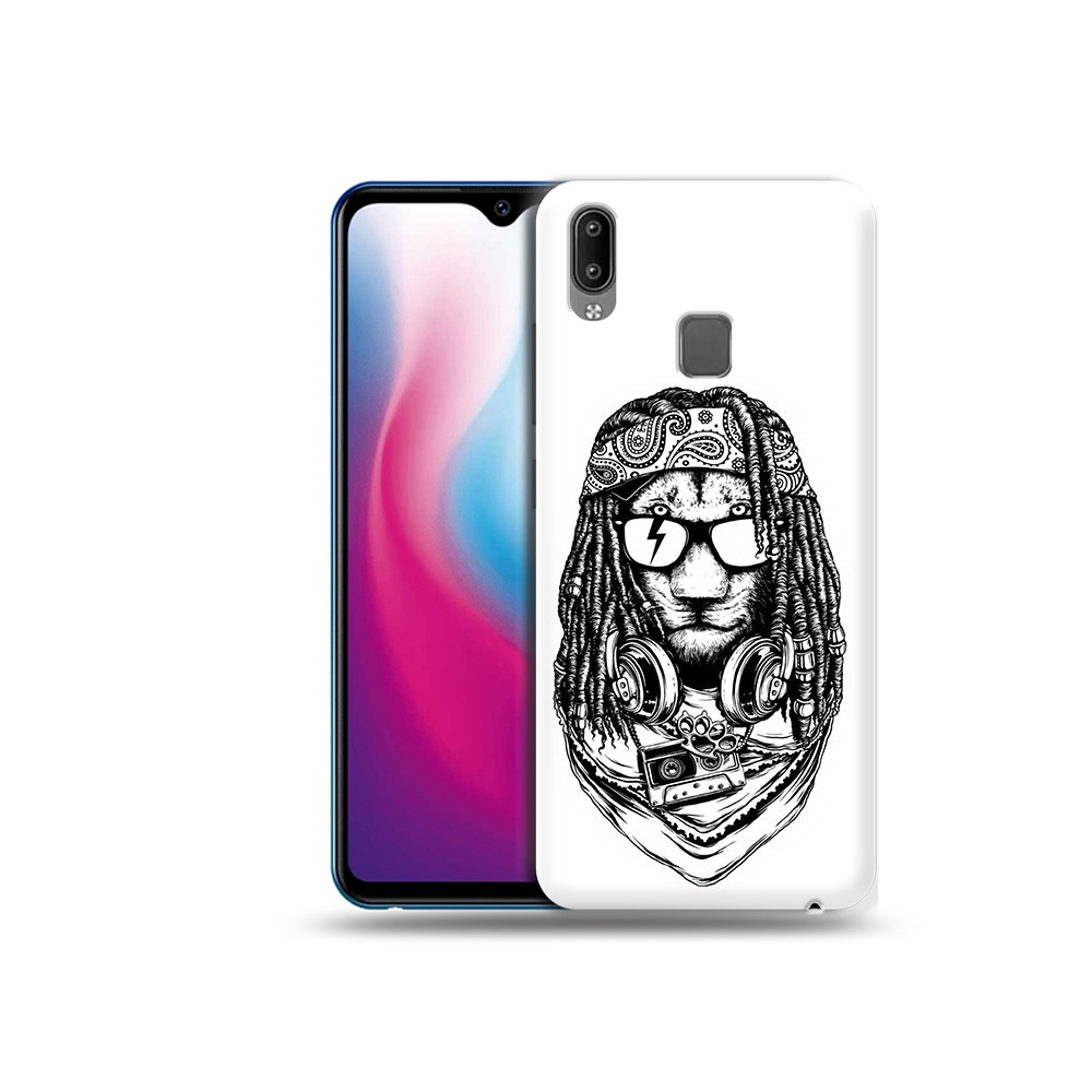 

Чехол MyPads Tocco для Vivo Y93 Lite дреды льва, Прозрачный, Tocco