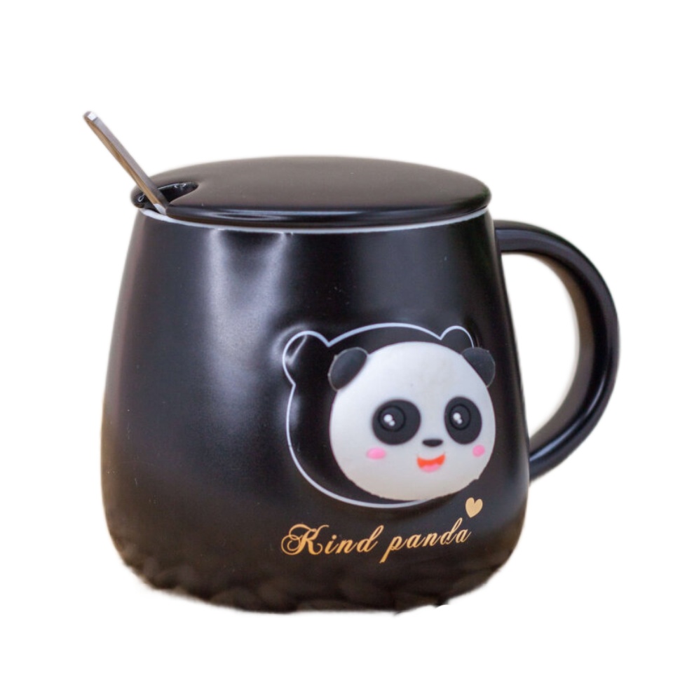 фото Кружка "head panda" black (420 ml) nobrand