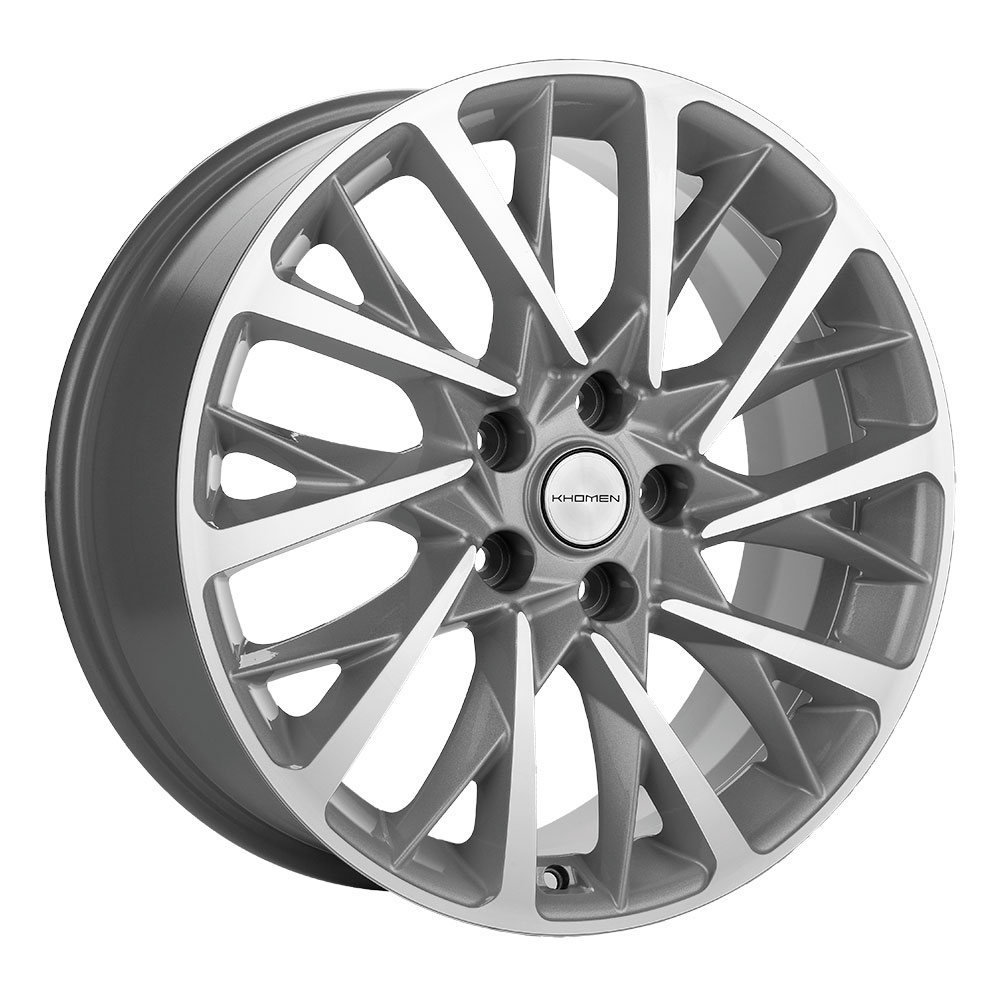 

Диск литой 7.5x18 5x114.3 ET45 dia 60.1 KHOMEN KHW1804 (18_ZV Camry) F-SILVER-FP KHW102906