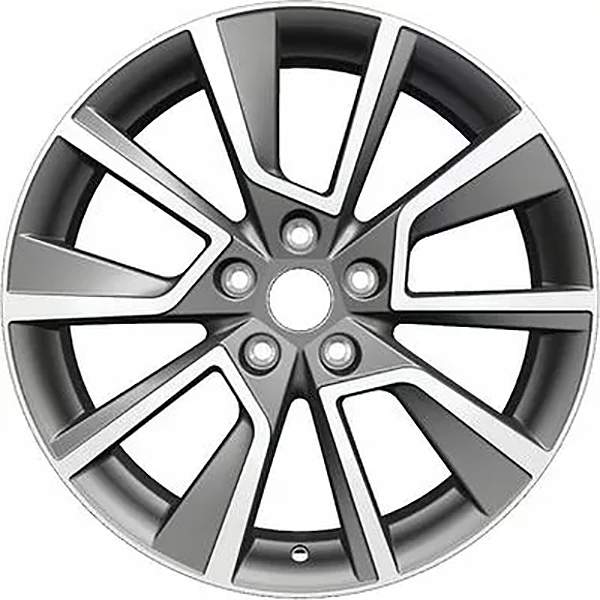 фото Диск литой 7.0x18 5x114.3 et35 dia 60.1 khomen khw1802 (18_zv lifan x70) gray-fp khw102468 khomen wheels