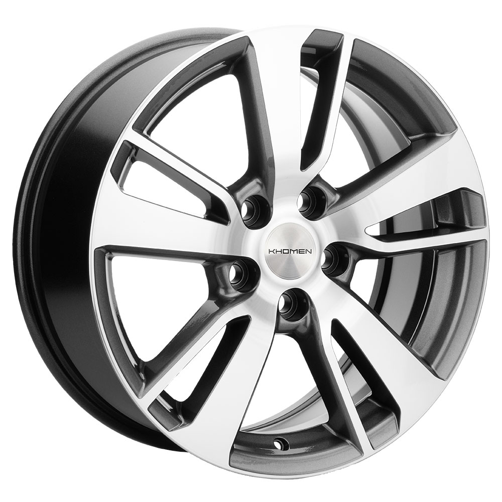 

Диск литой 7.0x17 5x114.3 ET38 dia 67.1 KHOMEN KHW1704 (ZV 17_Outlander) GRAY-FP KHW101312
