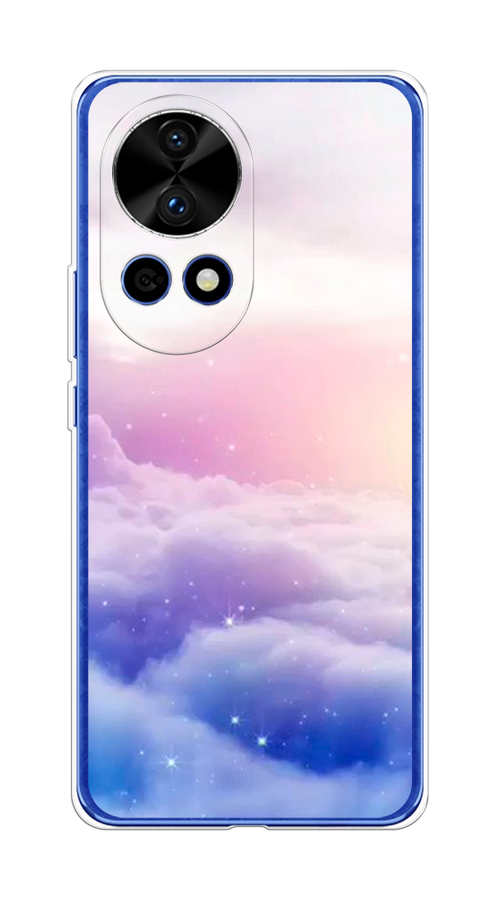 

Чехол на Huawei Nova 12 Pro "Небеса", Голубой;белый;розовый, 6123150-1