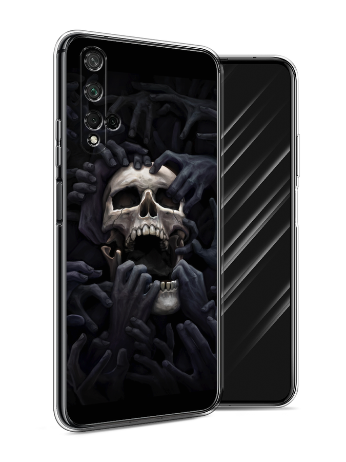 

Чехол Awog на Honor 20 "Череп 29", Черный;серый, 69550-9