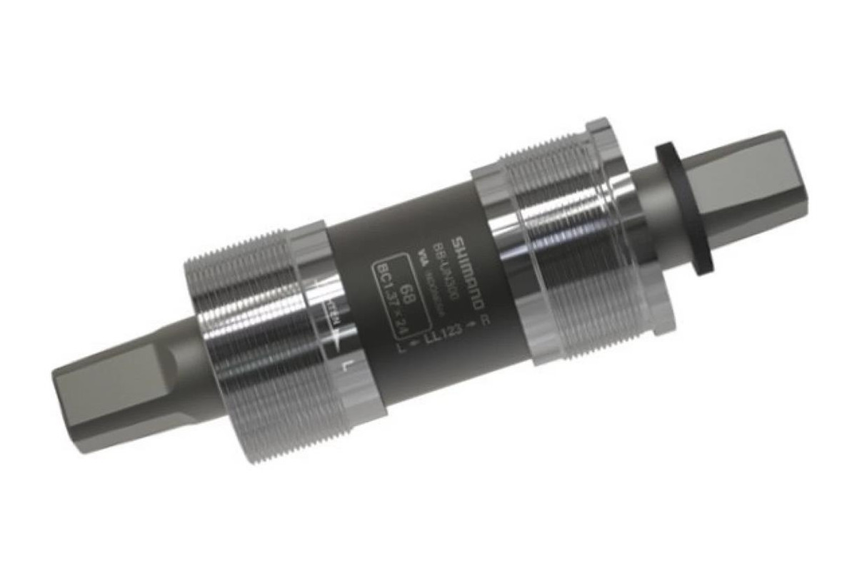 

Велосипедная каретка Shimano UN 300 E-type 68/122.5(123LL) без болтов EBBUN300EB23X, Черный;серебристый