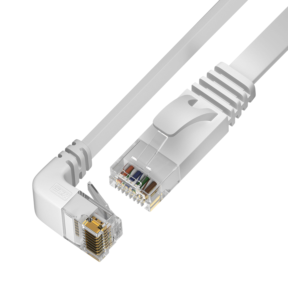 

Патч-корд GCR RJ45 вилка - RJ45 вилка RJ 45 1м GCR-54610, Белый, GCR-LNC67U
