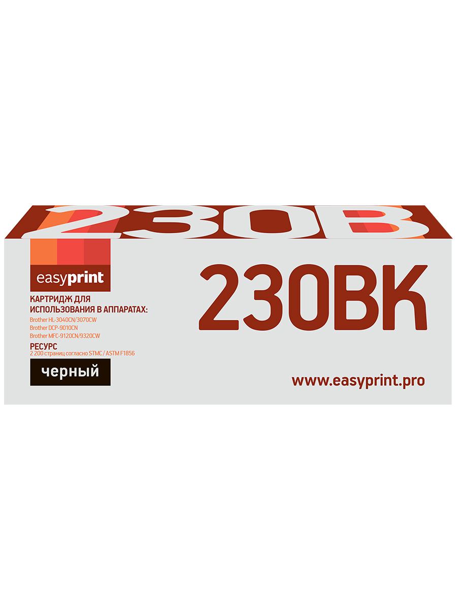 

Картридж для лазерного принтера EasyPrint LB-230BK, черный, совместимый, LB-230BK
