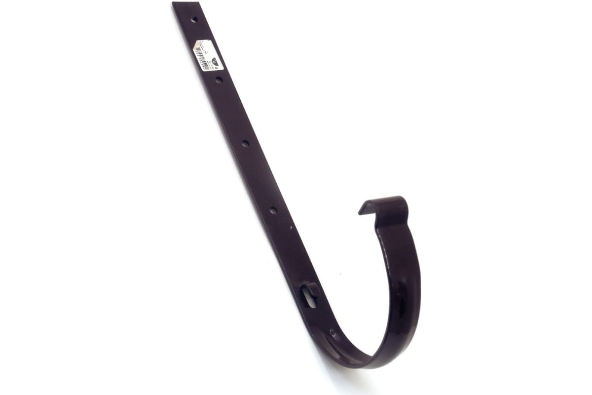 Кронштейн желоба  металл коричневый 210мм