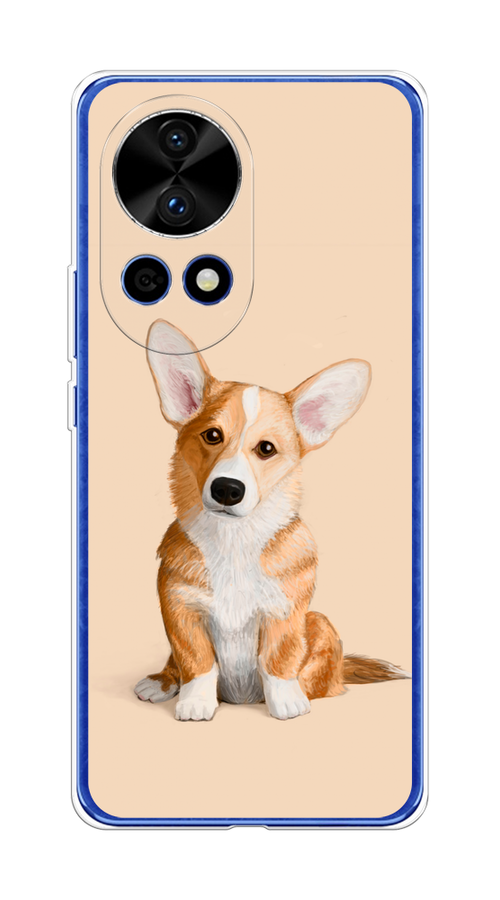 

Чехол на Huawei Nova 12 Pro "Грустный Корги", Коричневый;бежевый, 6123150-1