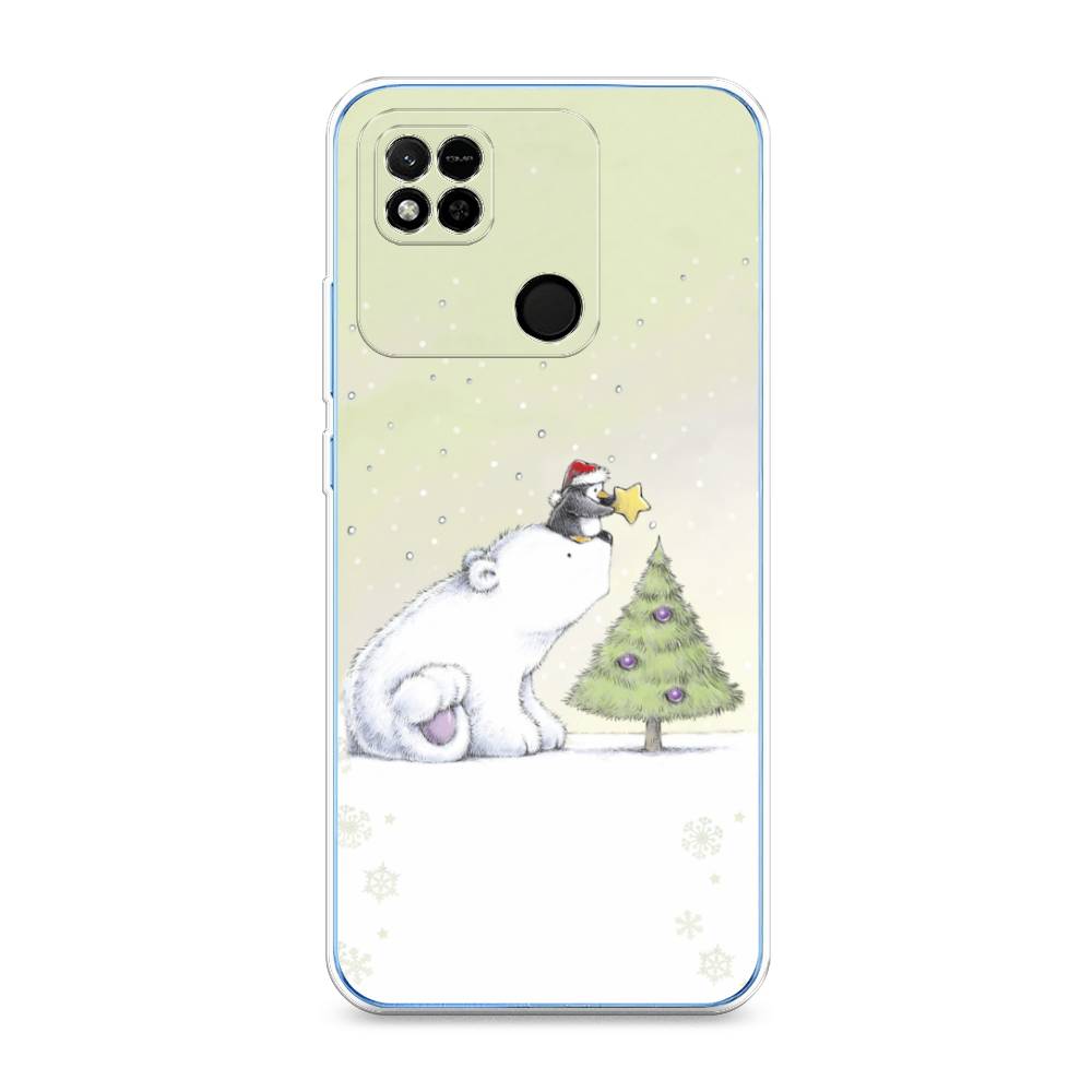 

Чехол на Xiaomi Redmi 10A "Украшение елки", Белый;бежевый, 313950-5