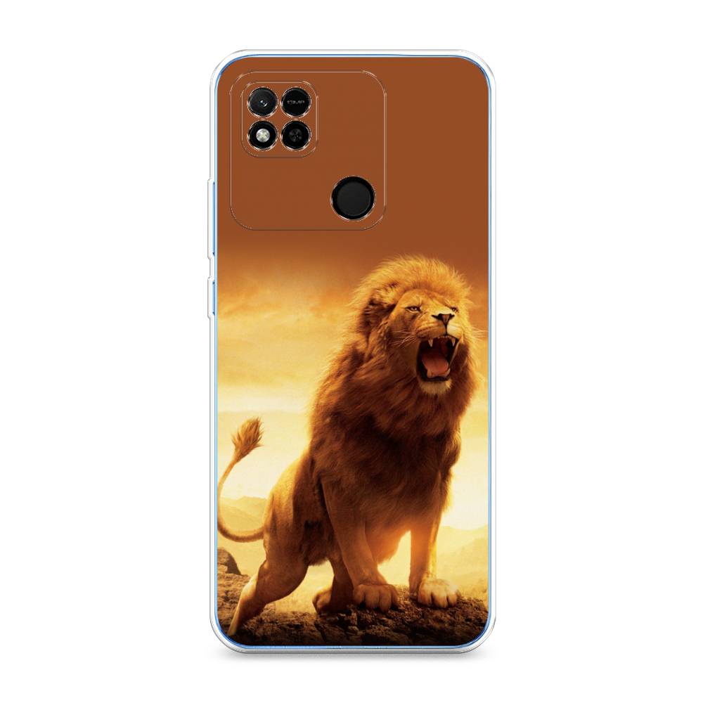 

Чехол на Xiaomi Redmi 10A "Львиный рык", Коричневый;желтый;оранжевый, 313950-1