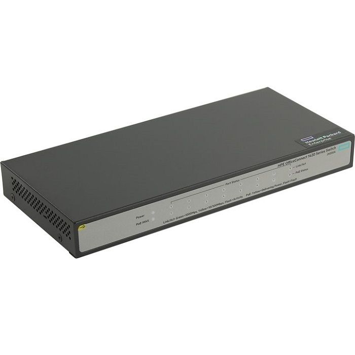 фото Коммутатор hp 1420-8g jh330a grey