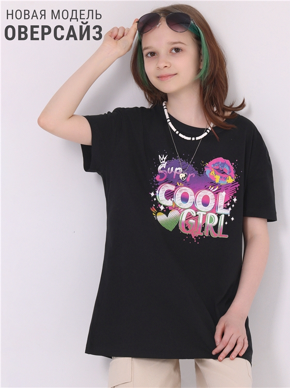 

Футболка детская Апрель ф274001010Р1, черный Классная девчонка, 134, ф274001010Р1