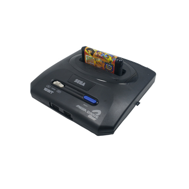 

Игровая приставка SEGA MEGA DRIVE 2 / игровая приставка сега с 2 джойстиками, Черный, sega001a