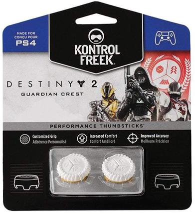 

Накладки на стики для геймпада KontrolFreek Destiny 2 Белый/Золотой (PS4), Белый;золотистый