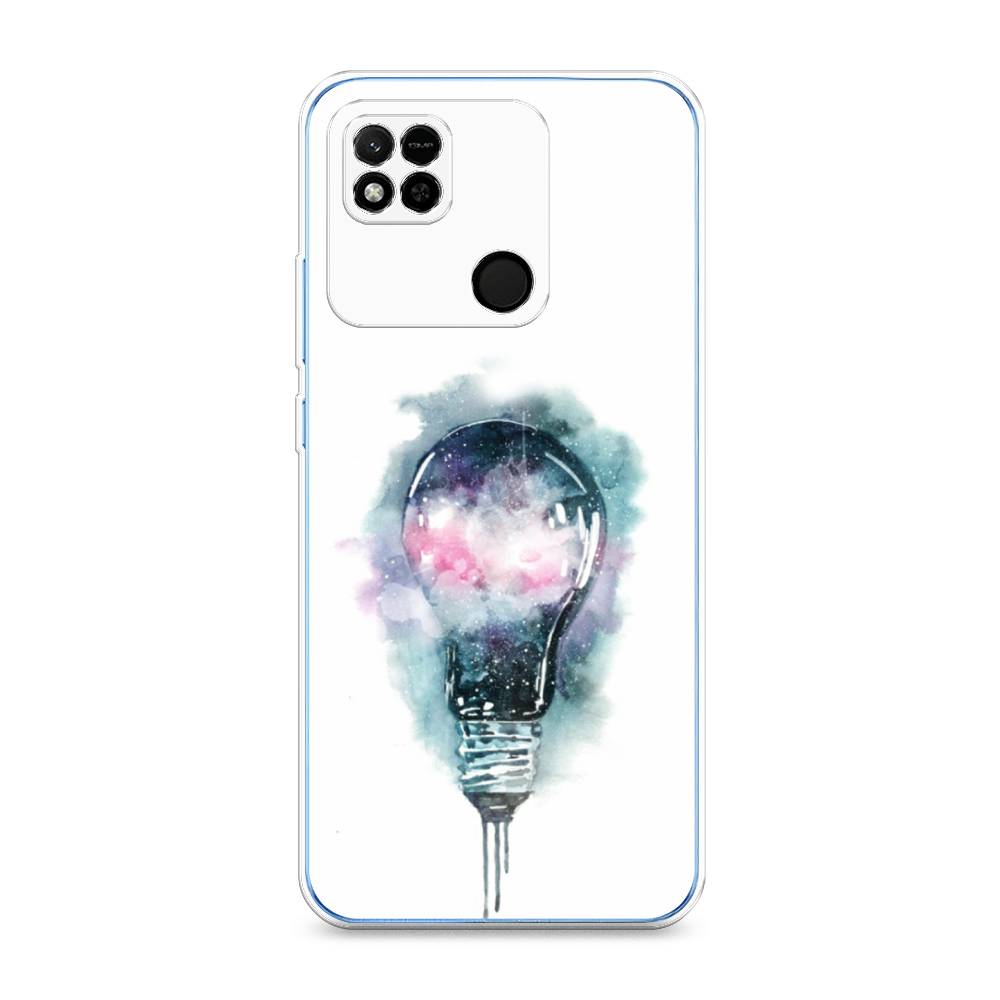 

Чехол на Xiaomi Redmi 10A "Волшебная лампа", Белый;серый, 313950-4