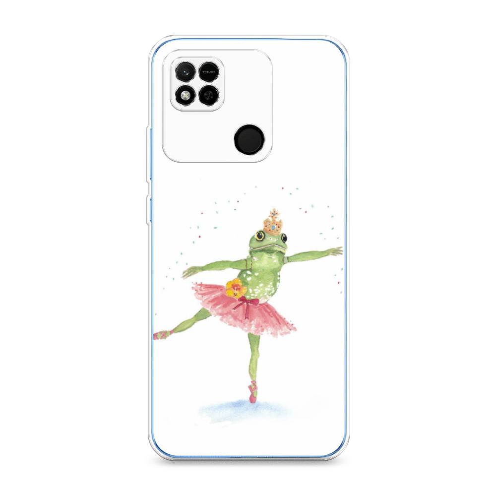 

Чехол на Xiaomi Redmi 10A "Лягушка-балерина", Зеленый, 313950-4