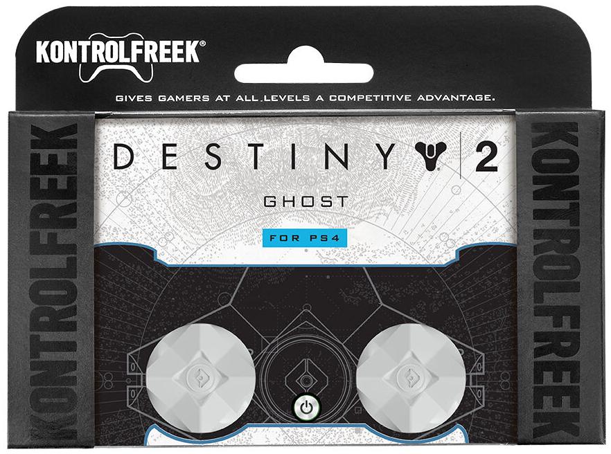 фото Накладки на стики для геймпада kontrolfreek destiny 2 ghost черный/белый (ps4)