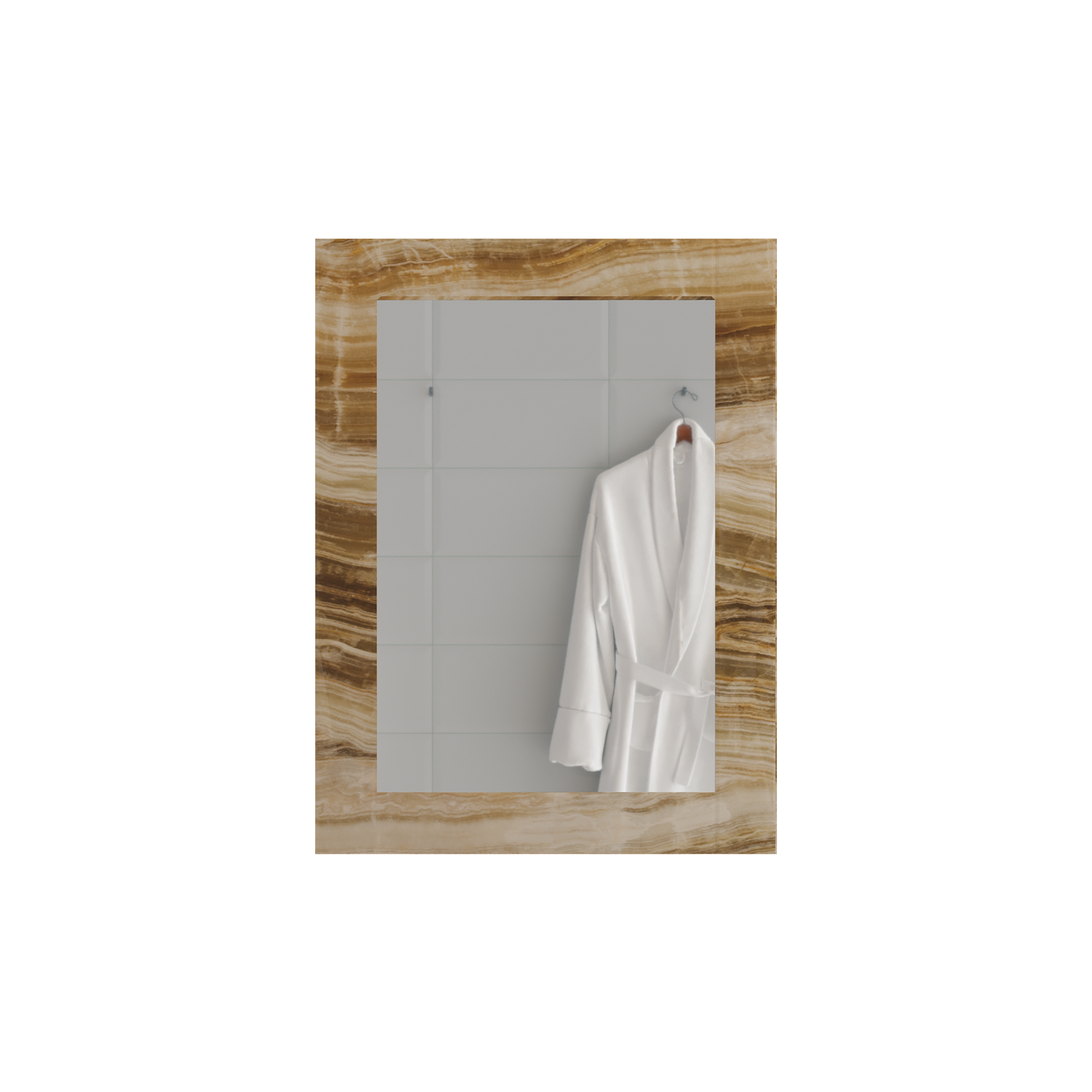 

Зеркало Marka One Glass 60x80 Onyx, Glass