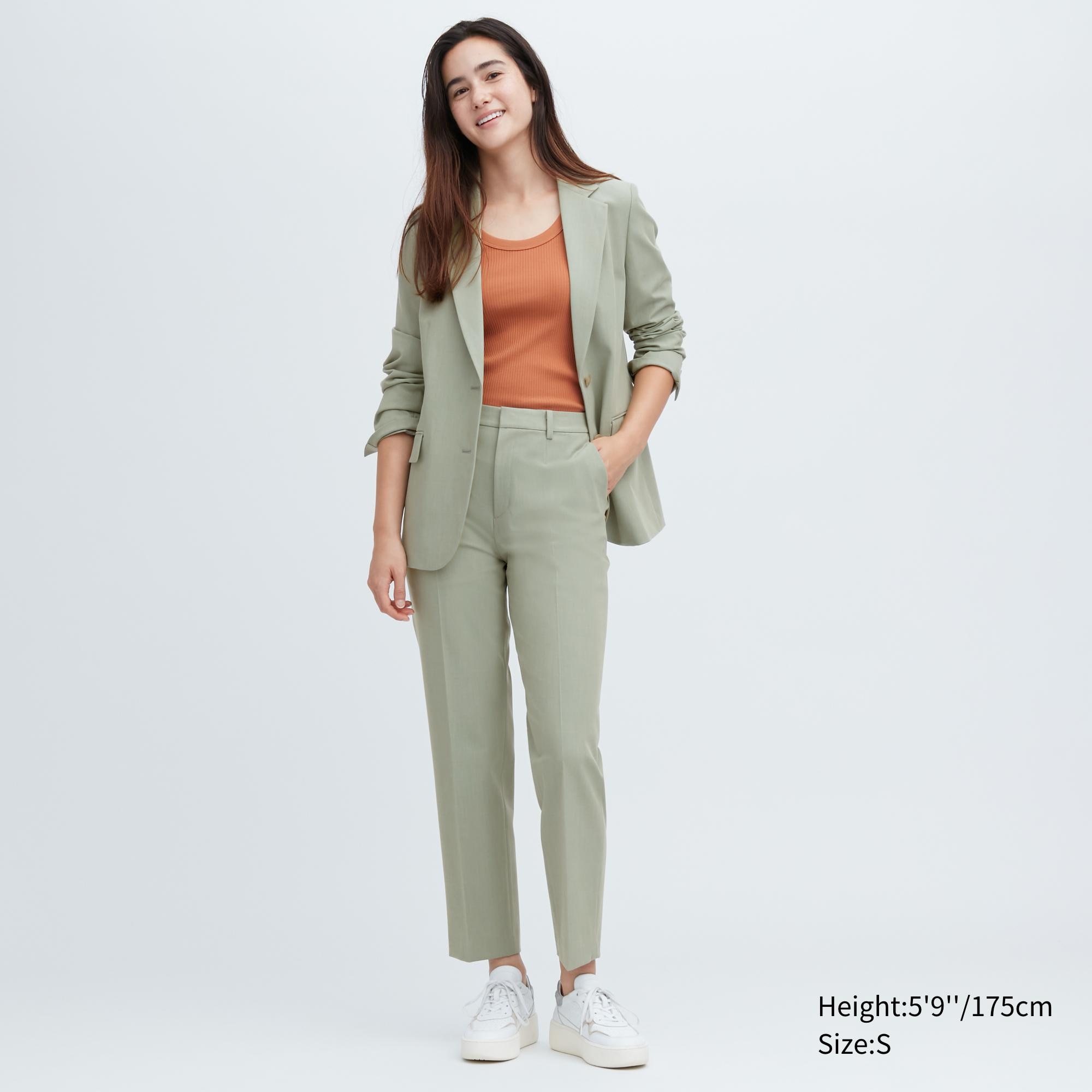 

Брюки женские UNIQLO 457237COL53 зеленые XS (доставка из-за рубежа), 457237COL53