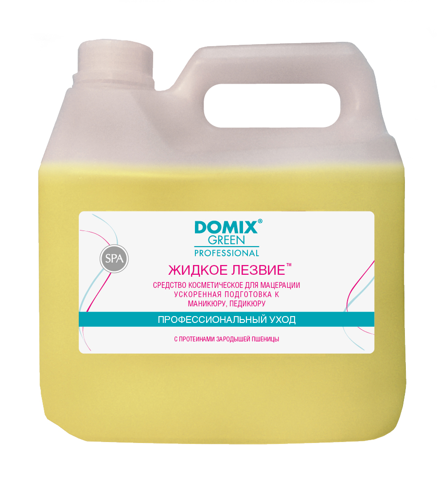 фото Жидкое лезвие domix средство для подготовки к маникюру и педикюру 3 л domix green professional