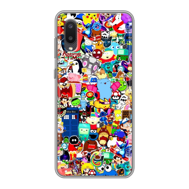 

Чехол для Samsung Galaxy A02 (SM-A022) с рисунком и защитой камеры, 77748