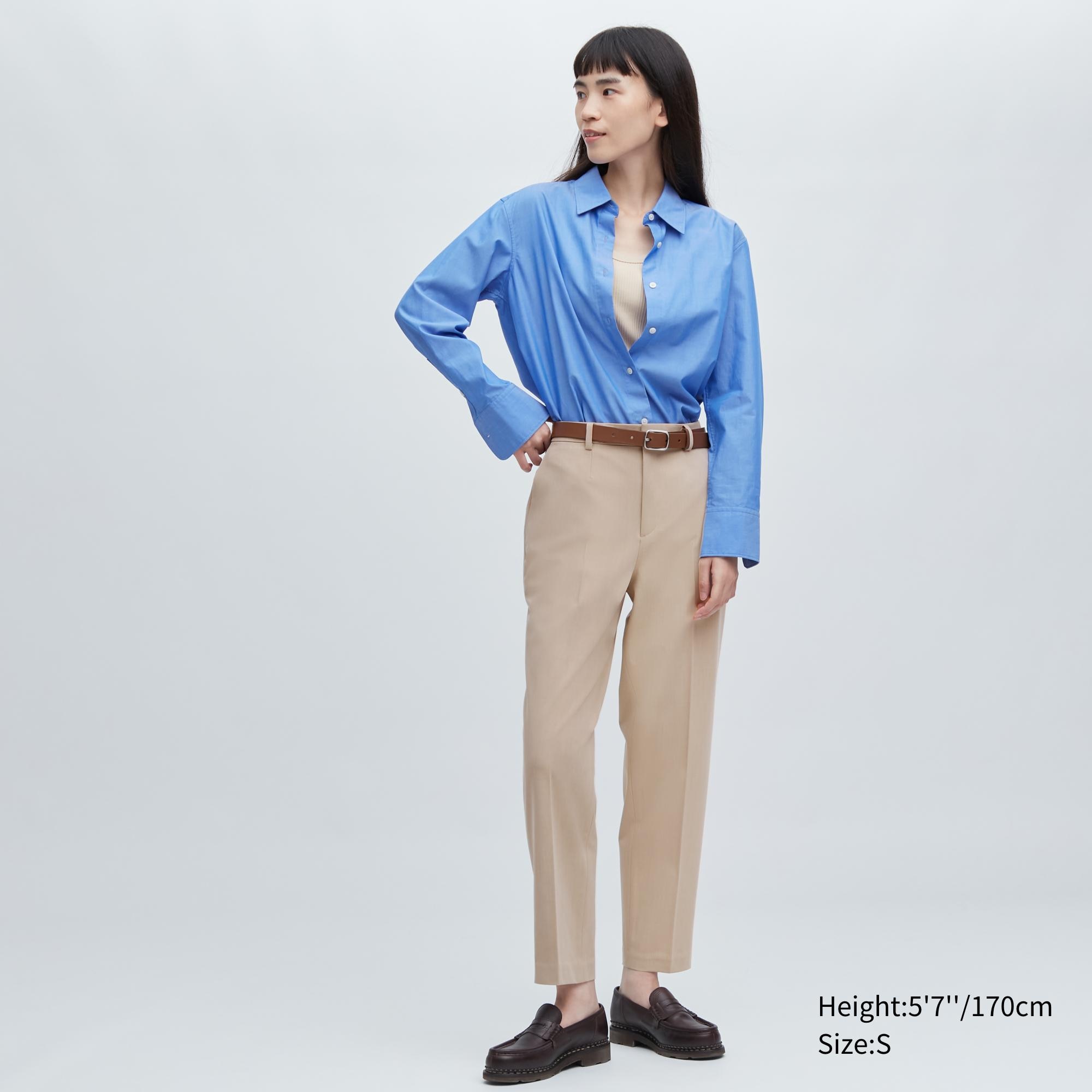 

Брюки женские UNIQLO 456117COL31 бежевые L (доставка из-за рубежа), Бежевый, 456117COL31