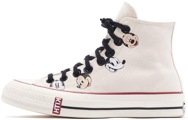 

Кеды унисекс Converse KITH x Disney Chuck 1970s Hi Mickey Mouse Collection белые 42 EU, Белый, KITH x Disney x Converse Chuck 1970s Hi Mickey Mouse Collection
