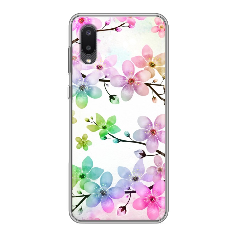 

Чехол для Samsung Galaxy A02 (SM-A022) с рисунком и защитой камеры, 77748