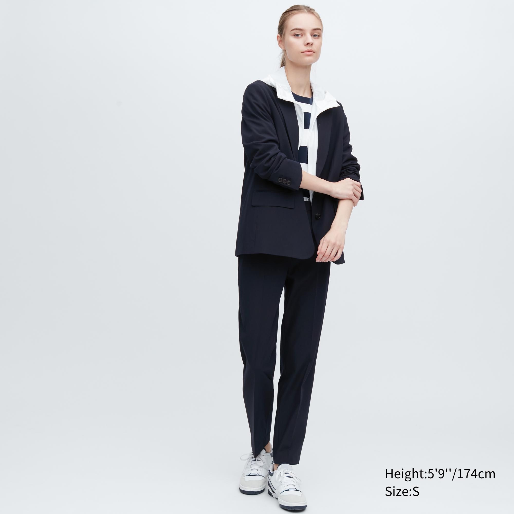 

Брюки женские UNIQLO 457237COL69 синие S (доставка из-за рубежа), 457237COL69