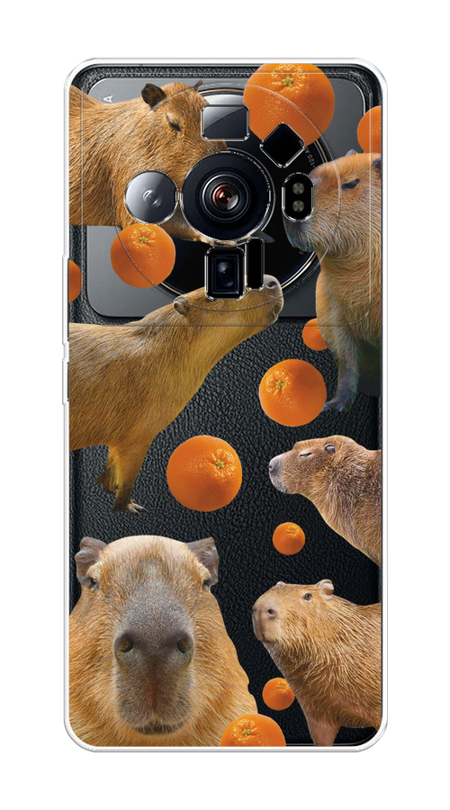 

Чехол на Xiaomi 12S Ultra "Капибара и апельсины", Бежевый;оранжевый, 314550-1