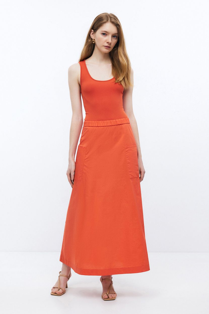 Платье женское Baon B4524120 оранжевое XS