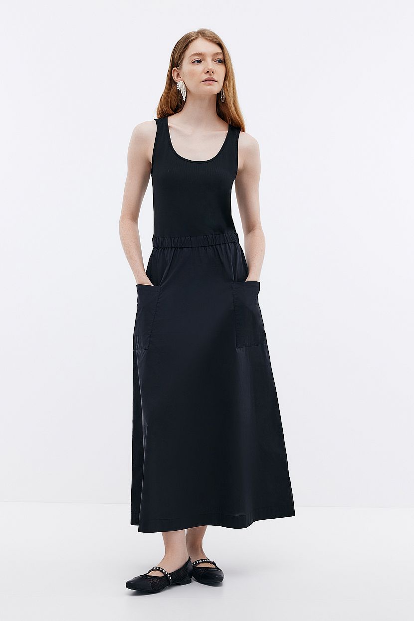 Платье женское Baon B4524120 черное XL
