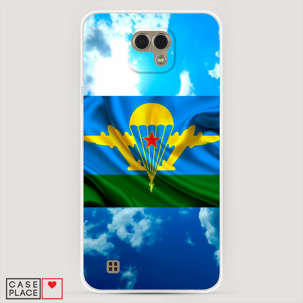 

Чехол Awog "ВДВ флаг в небесах" для LG X Cam