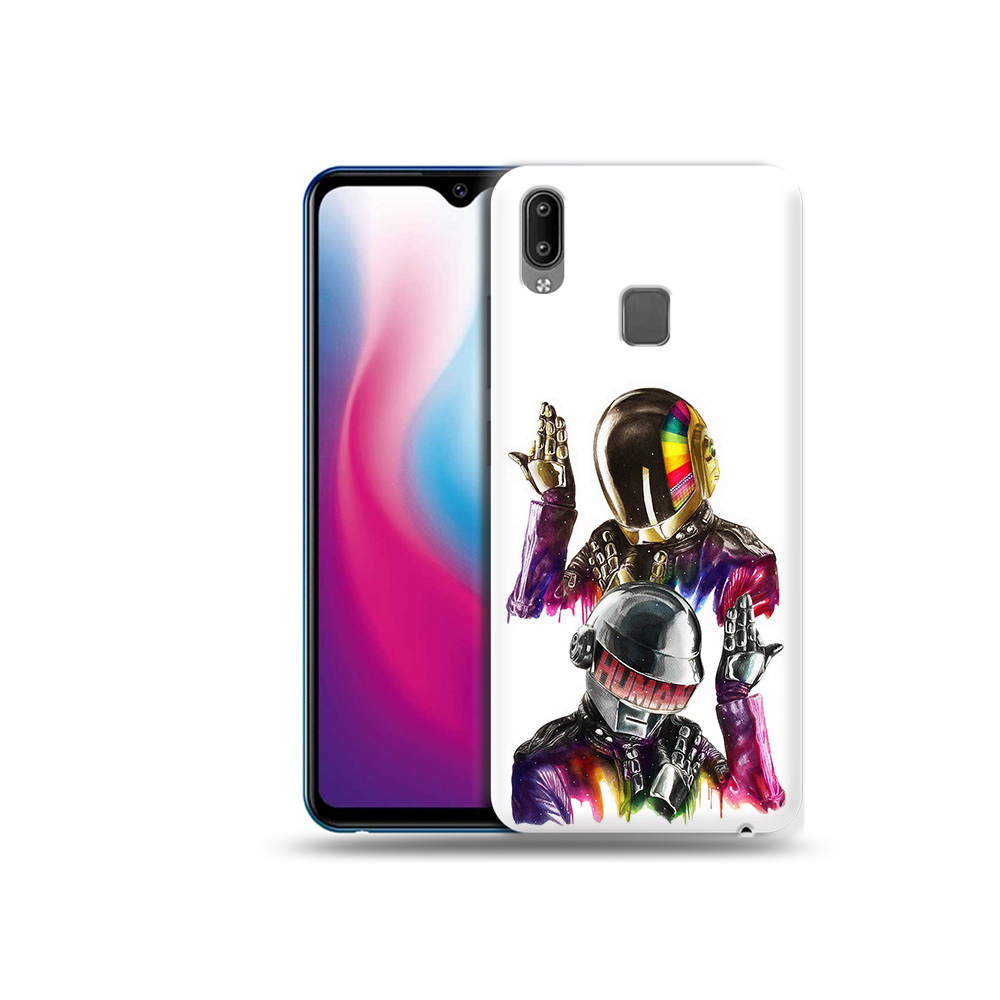 

Чехол MyPads Tocco для Vivo Y93 Lite диско космонавты, Прозрачный, Tocco