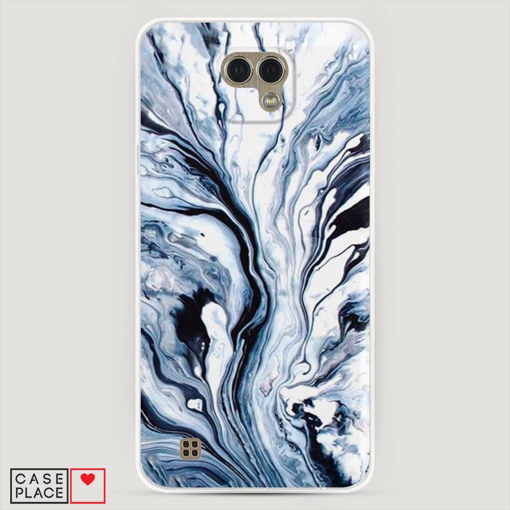 

Чехол Awog "Голубой минерал мрамор" для LG X Cam