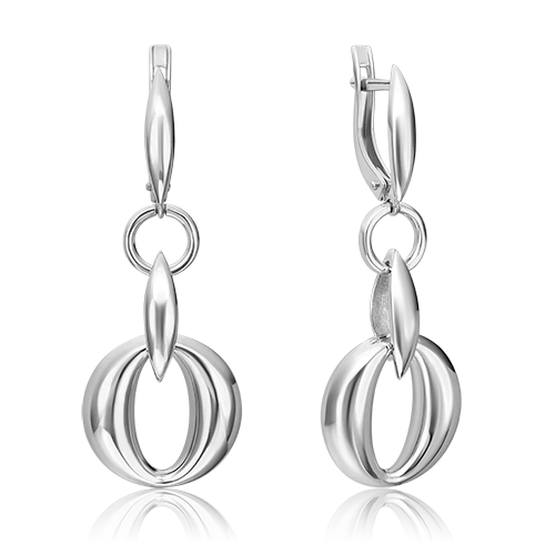 

Серьги подвески из серебра PLATINA jewelry 02-4968, 02-4968