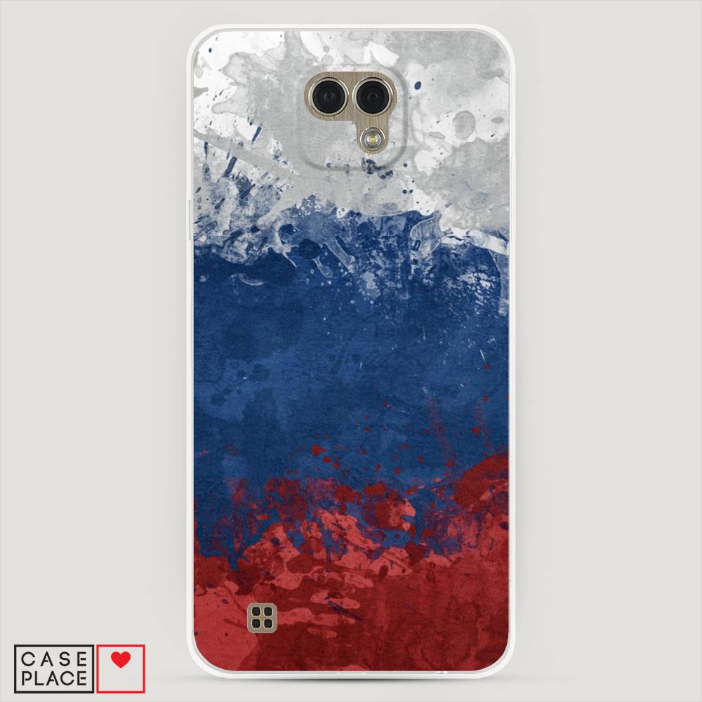 

Чехол Awog "Флаг России неровный" для LG X Cam